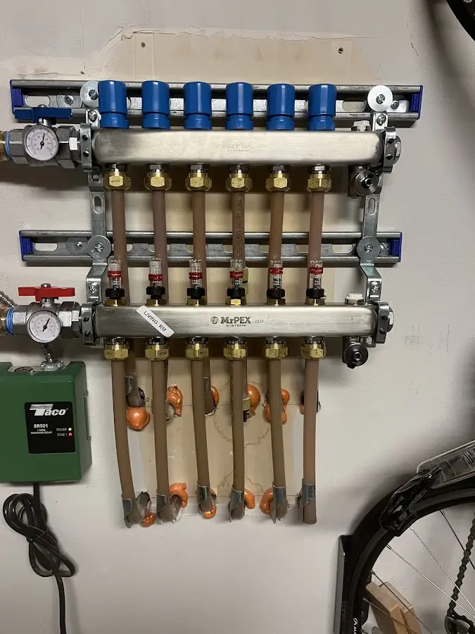 Plumber performing Leak Detection at a residential property in Zimmerman